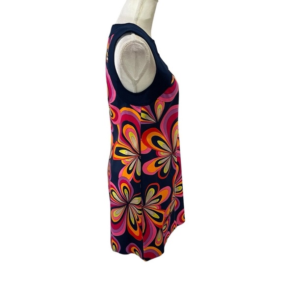 Trina Turk NWT Size 4 Multicolor Bold Floral Print Bev Sleeveless Dress $298 - Picture 7 of 11